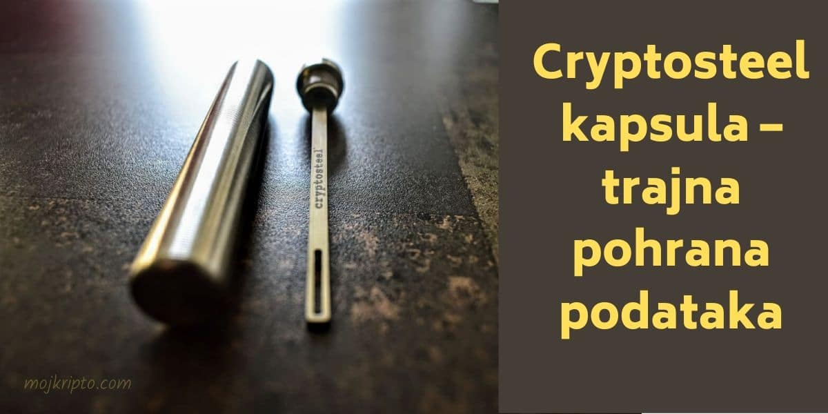 Cryptosteel kapsula – trajna pohrana podataka